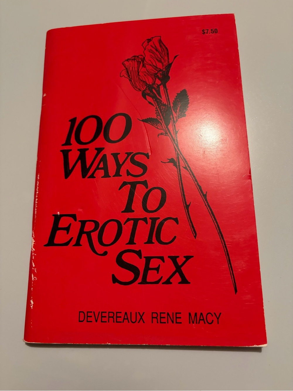 Vintage 90’s Red Erotic Guide Book - 100 Ways to Erotic